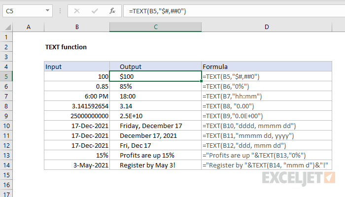 excel bold text inside formula